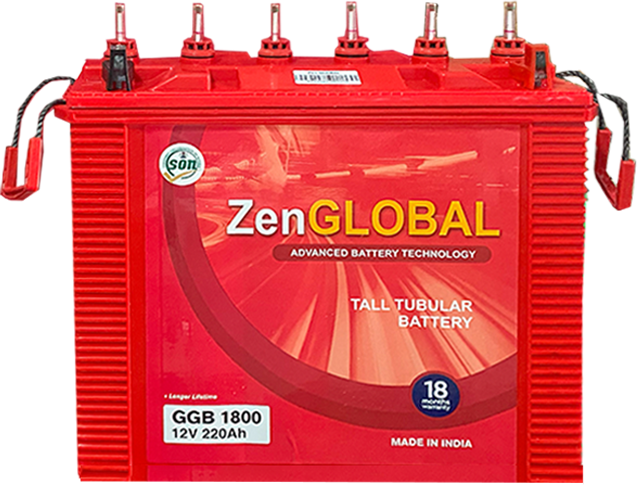 ZEN GLOBAL 220AH Tubular Battery